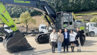 SINOMADA Visited ZOOMLION Earthmoving Equipment Department