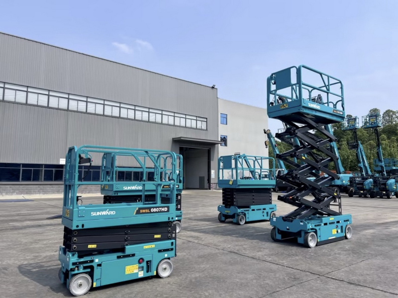 SUNWARD's New Generation of Electric-Hydraulic Shear Fork Aerial Working Platforms