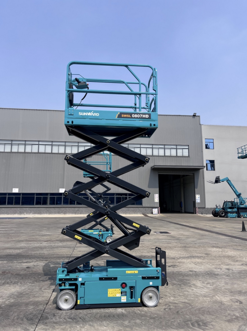 SUNWARD's New Generation of Electric-Hydraulic Shear Fork Aerial Working Platforms