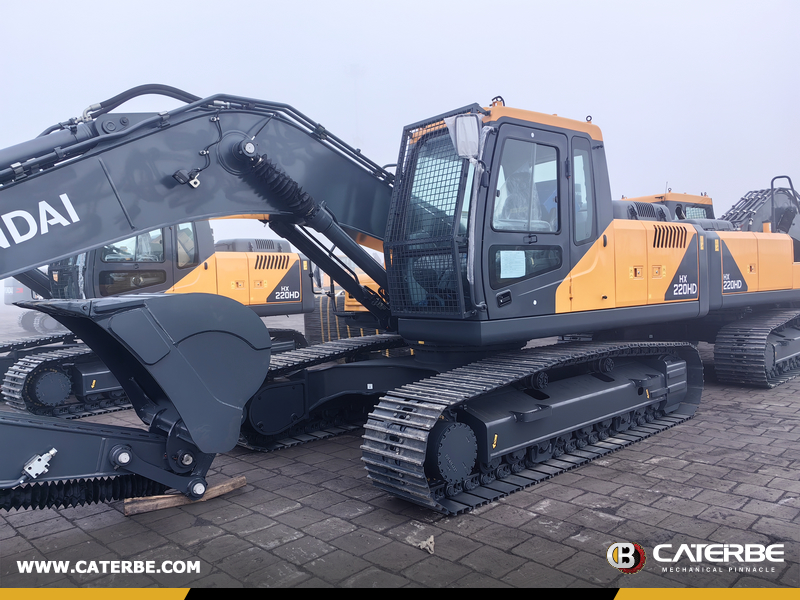 Algeria - 2 Units HYUNDAI HX220HD Crawler Excavators