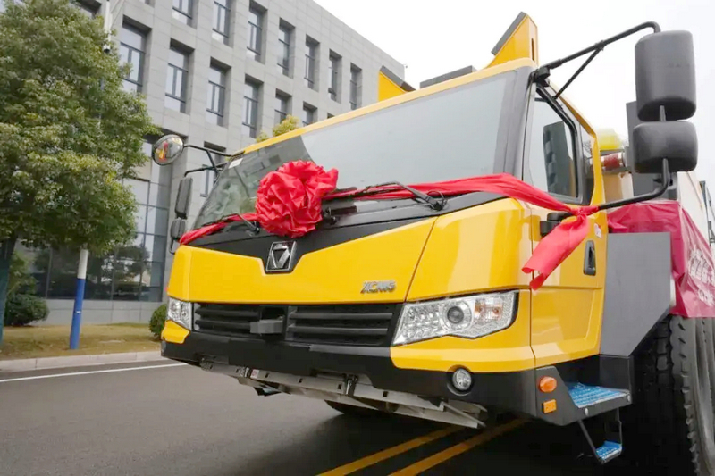 China’s Largest Exported All-Terrain Crane Sets Sail Again