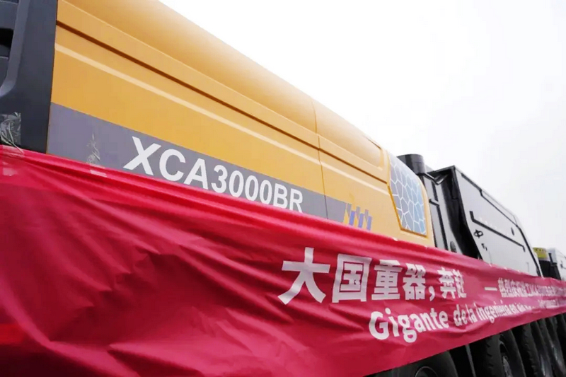 China’s Largest Exported All-Terrain Crane Sets Sail Again