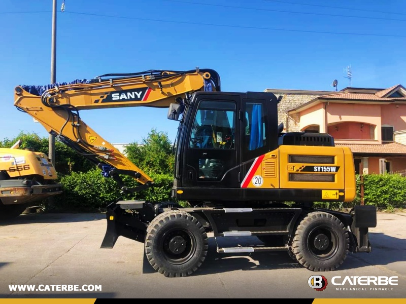Saipan - 2 Units SANY SY155W Wheel Excavator