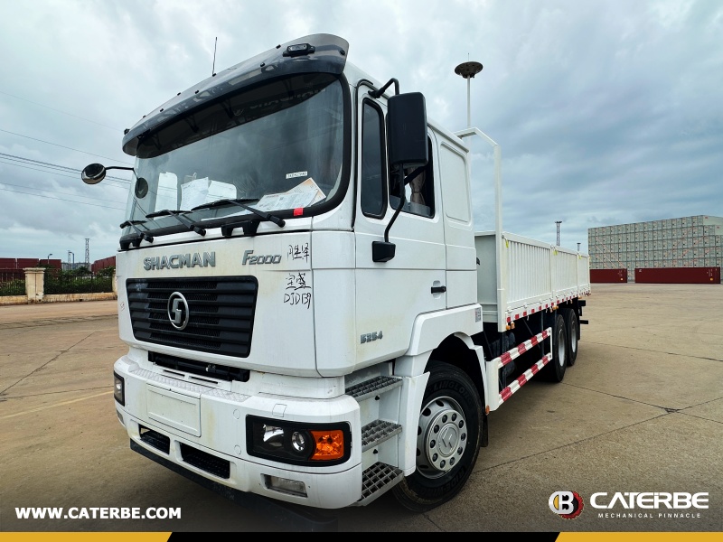 Algeria - 1 Unit SHACMAN F2000 Cargo Truck & 1 F2000 Water Truck & 1 CIMC 3-Axle Lowbed Semi-Trailer