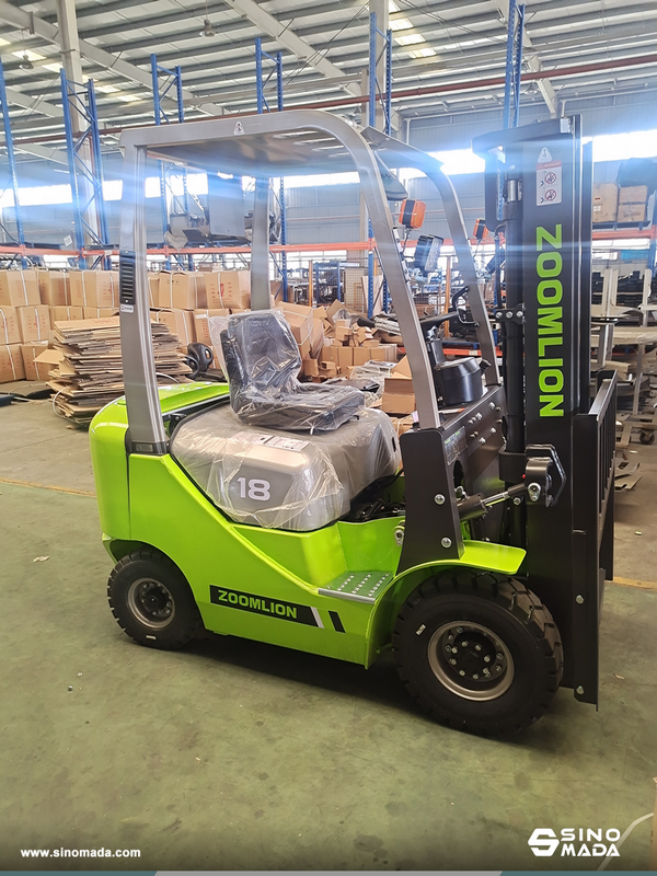 Uzbekistan - 2 Units ZOOMLION FD18 & DB15 Forklift and Pallet Handler