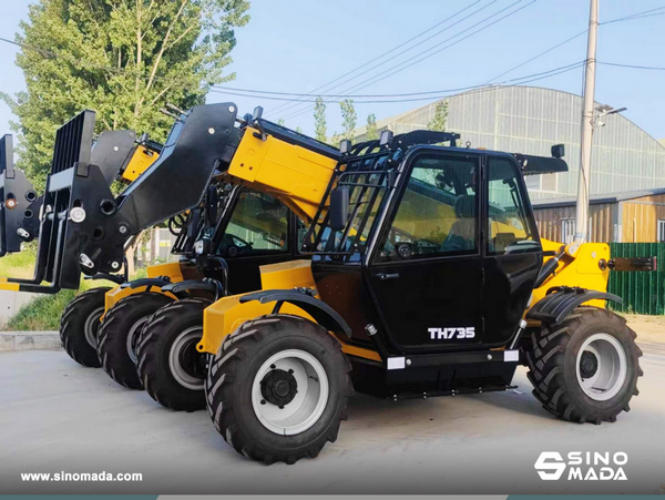 Russia - 2 Units SINOMADA TH735 Telescopic Handler