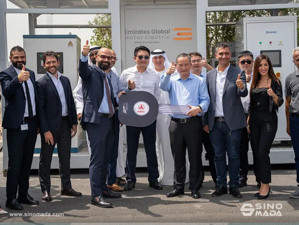 SANY Electric Trucks Help Green Logistics In UAE