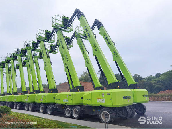 Spain - 4 Units RUNSHARE RX1617 Electric Scissor Lift & ZOOMLION ZA24J Articulated Boom Lift & ZOOMLION ZT30J Telescopic Boom Lift 