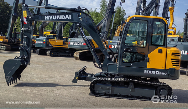 Costa Rica - 1 Unit HYUNDAI HX60PRO Excavator